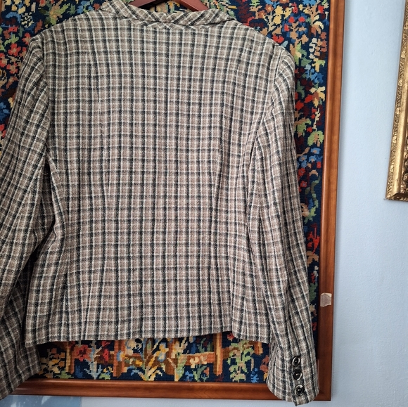 19 PLAID POCKET BLAZER BY BERGHAUS - Picture 5 of 5